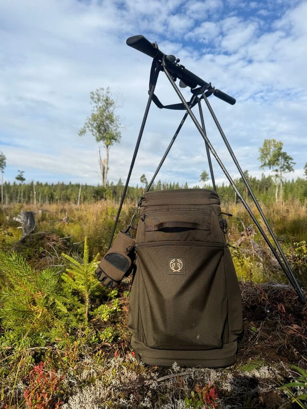 Ranger Chair Pack letvægts jagtrygsæk med stol, fremstillet i vandafvisende genanvendt polyester.