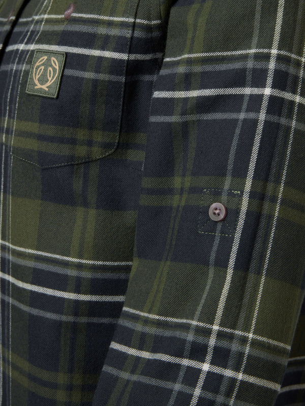 Chevalier Heron Flannel Shirt Women jagtskjorte – klassisk flannelskjorte i blød økologisk bomuld til jagt