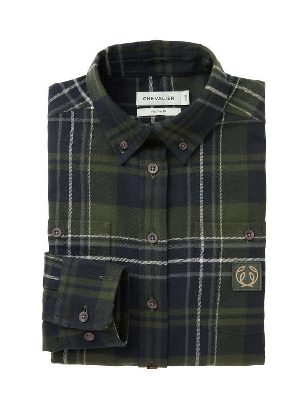 Chevalier Heron Flannel Shirt Women jagtskjorte – klassisk flannelskjorte i blød økologisk bomuld til jagt