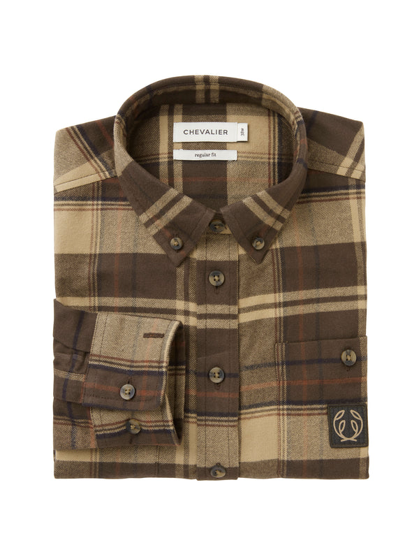 Chevalier Heron Flannel Shirt Women jagtskjorte – klassisk flannelskjorte i blød økologisk bomuld til jagt