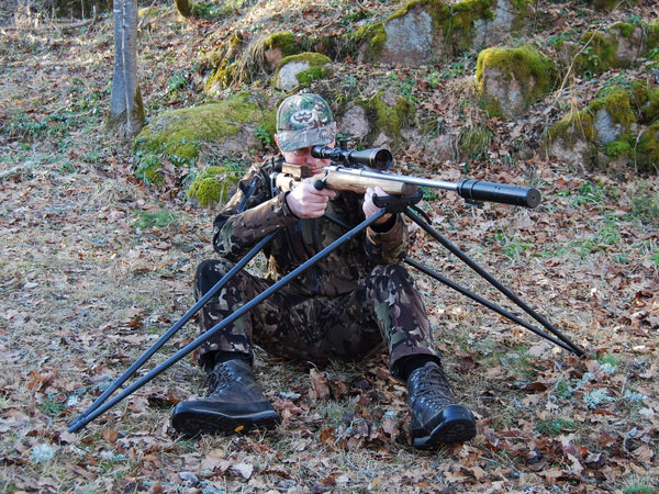 Viper-Flex Styx PRO skydestok – kulfiber riffelstøtte til præcis skydning under jagt