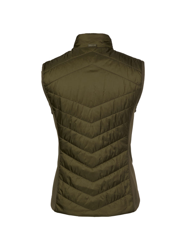 Chevalier Ember Heat Vest Women set bagfra med quiltet konstruktion og fleksible stretchpaneler for god bevægelsesfrihed