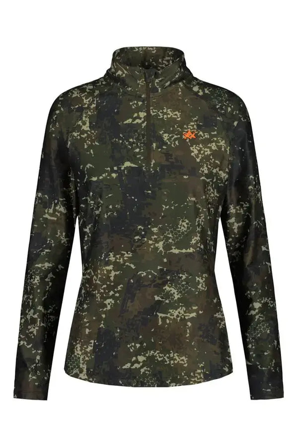 Alaska 1795 Cooldry Ws Half Zip Top jagtundertøj – let baselayer top i Blindtech Invisible