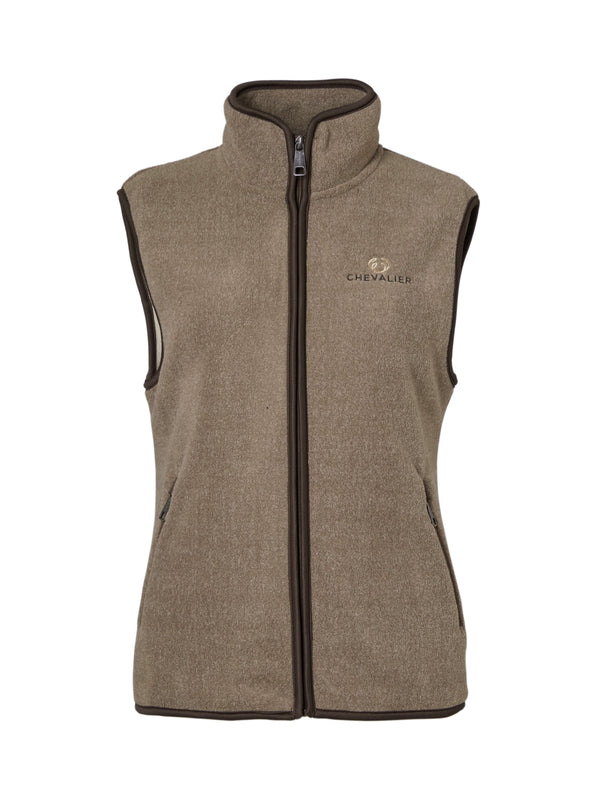 Fleece jagtvest – Chevalier Mainstone Fleece Vest Women | Khaki Green | 100% polyester