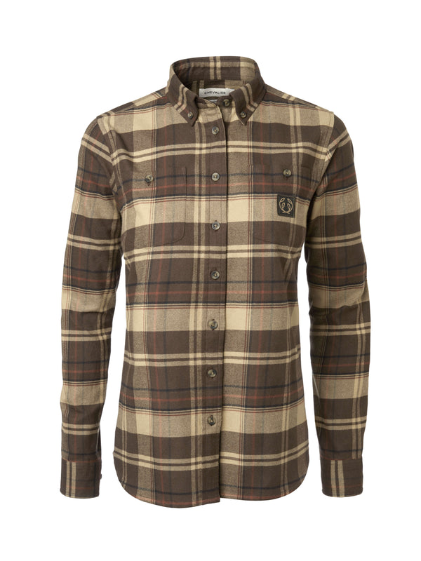 Chevalier Heron Flannel Shirt Women jagtskjorte – klassisk flannelskjorte i blød økologisk bomuld til jagt