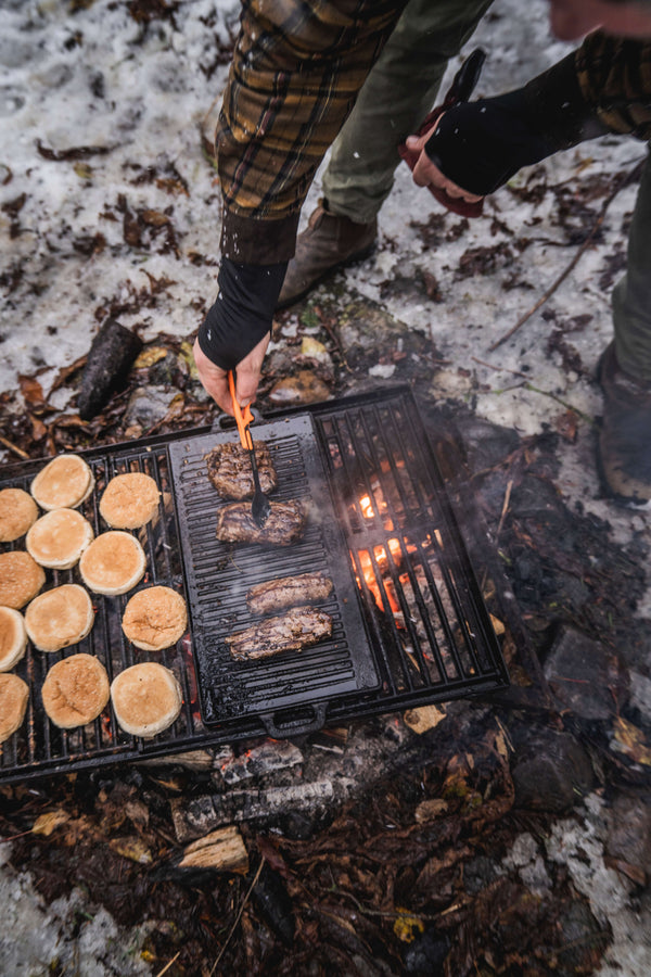Hunttech Spork Tyrfing Add-On jagtbestik – kombineret ske og gaffel i stål til feltbrug