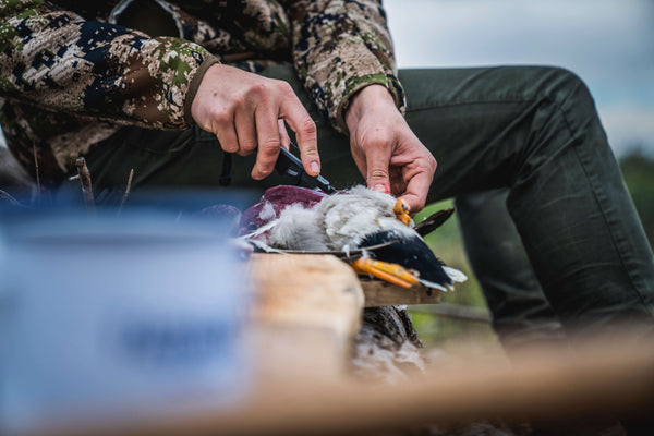 Hunttech Spork Tyrfing Add-On jagtbestik – kombineret ske og gaffel i stål til feltbrug
